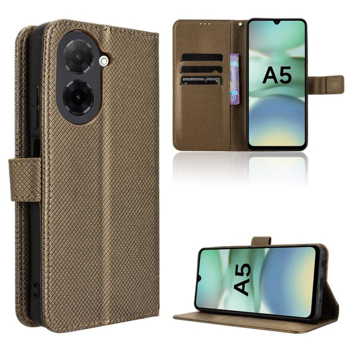 Funda de cuero para teléfono con textura de diamante, For Xiaomi 17 Ultra, For Xiaomi Poco M7 4G 171mm, For Xiaomi Civi 5 Pro 5G, For Xiaomi Poco C71 / Redmi A5 4G 171.7mm, For Xiaomi Poco F7 Pro 5G / F7 Ultra, For Xiaomi 15 Ultra                      ...