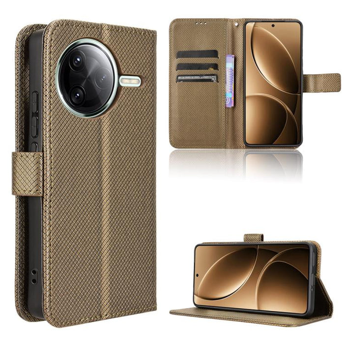 Funda de cuero para teléfono con textura de diamante, For Xiaomi 17 Ultra, For Xiaomi Poco M7 4G 171mm, For Xiaomi Civi 5 Pro 5G, For Xiaomi Poco C71 / Redmi A5 4G 171.7mm, For Xiaomi Poco F7 Pro 5G / F7 Ultra, For Xiaomi 15 Ultra                      ...
