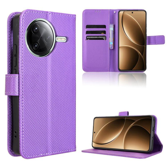 Funda de cuero para teléfono con textura de diamante, For Xiaomi 17 Ultra, For Xiaomi Poco M7 4G 171mm, For Xiaomi Civi 5 Pro 5G, For Xiaomi Poco C71 / Redmi A5 4G 171.7mm, For Xiaomi Poco F7 Pro 5G / F7 Ultra, For Xiaomi 15 Ultra                      ...