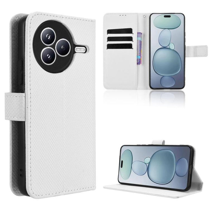Funda de cuero para teléfono con textura de diamante, For Xiaomi 17 Ultra, For Xiaomi Poco M7 4G 171mm, For Xiaomi Civi 5 Pro 5G, For Xiaomi Poco C71 / Redmi A5 4G 171.7mm, For Xiaomi Poco F7 Pro 5G / F7 Ultra, For Xiaomi 15 Ultra                      ...