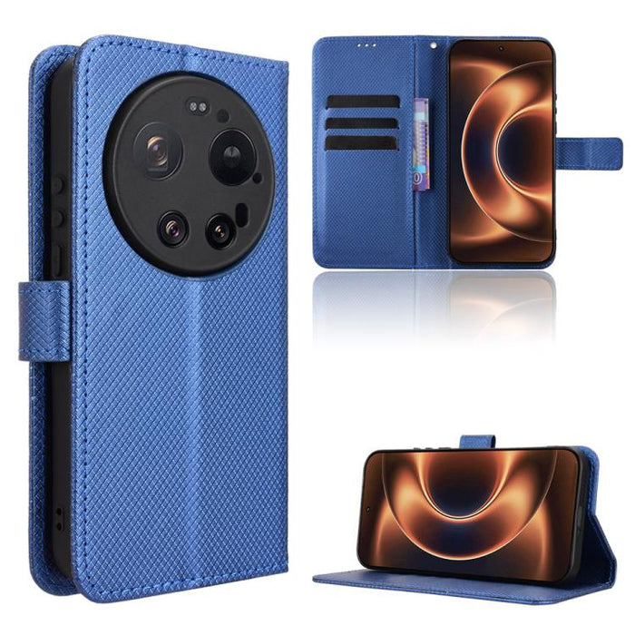 Funda de cuero para teléfono con textura de diamante, For Xiaomi 17 Ultra, For Xiaomi Poco M7 4G 171mm, For Xiaomi Civi 5 Pro 5G, For Xiaomi Poco C71 / Redmi A5 4G 171.7mm, For Xiaomi Poco F7 Pro 5G / F7 Ultra, For Xiaomi 15 Ultra                      ...