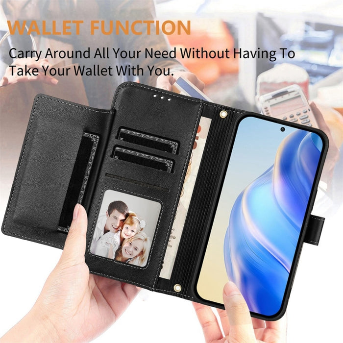 Estuche de cuero para teléfono con cremallera y ranuras para varias tarjetas, For iPhone 14 Pro Max, For iPhone SE 2022 / 2020 / 8 / 7, For iPhone 13 Pro Max, For iPhone 13 Pro, For iPhone 13 mini, For iPhone 12 / 12 Pro, For iPhone 12 Pro Max         ...