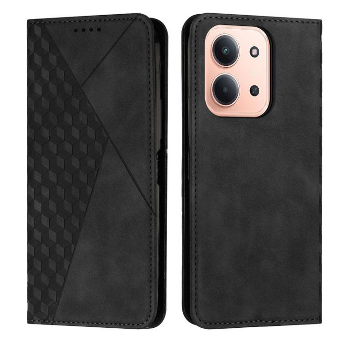 Funda de cuero magnética para teléfono con tacto de piel y empalme de diamantes, For Redmi 15a 5G, For Redmi A7 Pro 4G 171mm, For Redmi Turbo 5 Max / Poco X8 Pro Max 5G, For Redmi Turbo 5 / Poco X8 Pro 5G, For Redmi Note 15 Pro+ 5G Global 163.3mm      ...