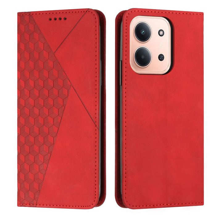 Funda de cuero magnética para teléfono con tacto de piel y empalme de diamantes, For Redmi 15a 5G, For Redmi A7 Pro 4G 171mm, For Redmi Turbo 5 Max / Poco X8 Pro Max 5G, For Redmi Turbo 5 / Poco X8 Pro 5G, For Redmi Note 15 Pro+ 5G Global 163.3mm      ...