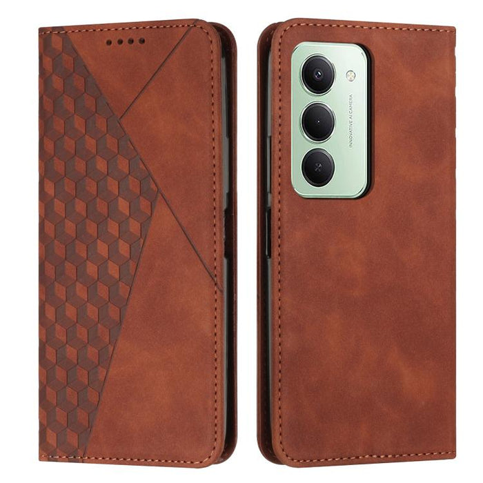 Funda de cuero magnética para teléfono con tacto de piel y empalme de diamantes, For Redmi 15a 5G, For Redmi A7 Pro 4G 171mm, For Redmi Turbo 5 Max / Poco X8 Pro Max 5G, For Redmi Turbo 5 / Poco X8 Pro 5G, For Redmi Note 15 Pro+ 5G Global 163.3mm      ...