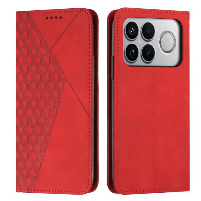 Funda de cuero magnética para teléfono con tacto de piel y empalme de diamantes, For Redmi 15a 5G, For Redmi A7 Pro 4G 171mm, For Redmi Turbo 5 Max / Poco X8 Pro Max 5G, For Redmi Turbo 5 / Poco X8 Pro 5G, For Redmi Note 15 Pro+ 5G Global 163.3mm      ...