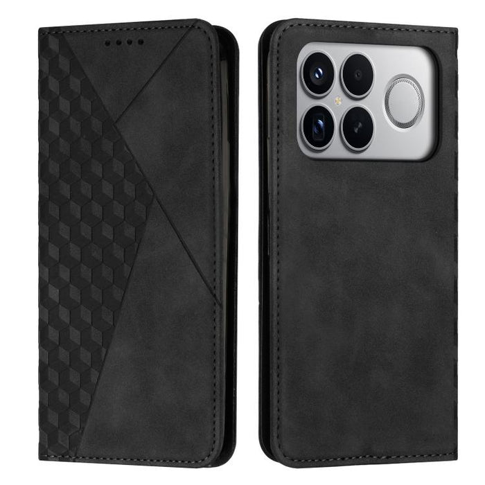 Funda de cuero magnética para teléfono con tacto de piel y empalme de diamantes, For Redmi 15a 5G, For Redmi A7 Pro 4G 171mm, For Redmi Turbo 5 Max / Poco X8 Pro Max 5G, For Redmi Turbo 5 / Poco X8 Pro 5G, For Redmi Note 15 Pro+ 5G Global 163.3mm      ...