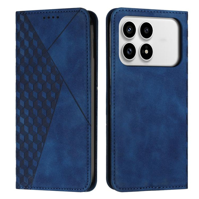 Funda de cuero magnética para teléfono con tacto de piel y empalme de diamantes, For Redmi 15a 5G, For Redmi A7 Pro 4G 171mm, For Redmi Turbo 5 Max / Poco X8 Pro Max 5G, For Redmi Turbo 5 / Poco X8 Pro 5G, For Redmi Note 15 Pro+ 5G Global 163.3mm      ...