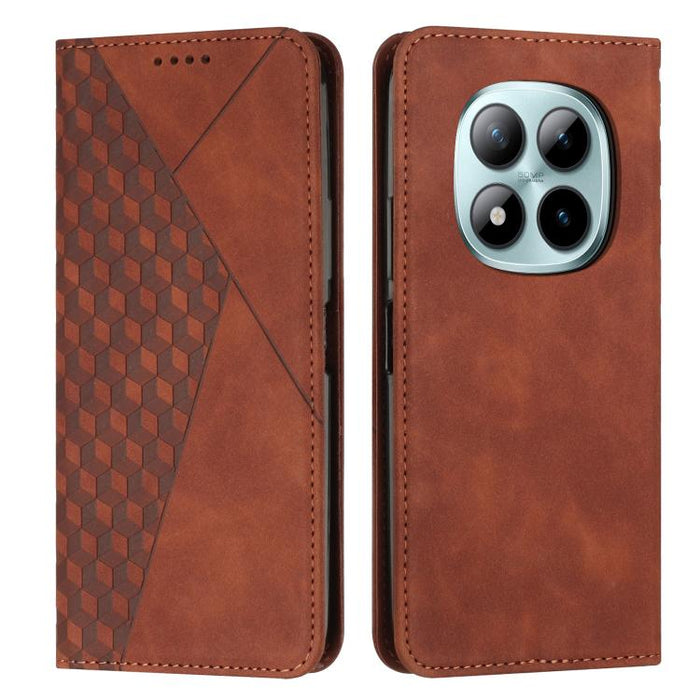 Funda de cuero magnética para teléfono con tacto de piel y empalme de diamantes, For Redmi 15a 5G, For Redmi A7 Pro 4G 171mm, For Redmi Turbo 5 Max / Poco X8 Pro Max 5G, For Redmi Turbo 5 / Poco X8 Pro 5G, For Redmi Note 15 Pro+ 5G Global 163.3mm      ...