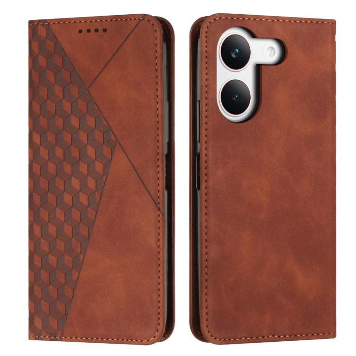 Funda de cuero magnética para teléfono con tacto de piel y empalme de diamantes, For Redmi 15a 5G, For Redmi A7 Pro 4G 171mm, For Redmi Turbo 5 Max / Poco X8 Pro Max 5G, For Redmi Turbo 5 / Poco X8 Pro 5G, For Redmi Note 15 Pro+ 5G Global 163.3mm      ...