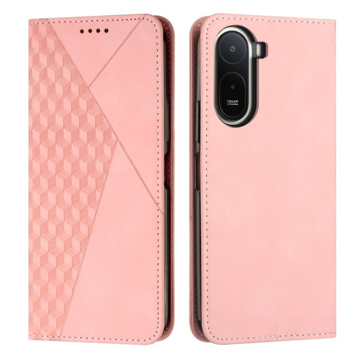 Funda de cuero magnética para teléfono con tacto de piel y empalme de diamantes, For Redmi 15a 5G, For Redmi A7 Pro 4G 171mm, For Redmi Turbo 5 Max / Poco X8 Pro Max 5G, For Redmi Turbo 5 / Poco X8 Pro 5G, For Redmi Note 15 Pro+ 5G Global 163.3mm      ...
