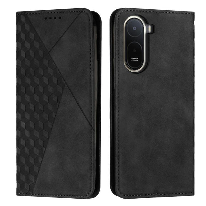 Funda de cuero magnética para teléfono con tacto de piel y empalme de diamantes, For Redmi 15a 5G, For Redmi A7 Pro 4G 171mm, For Redmi Turbo 5 Max / Poco X8 Pro Max 5G, For Redmi Turbo 5 / Poco X8 Pro 5G, For Redmi Note 15 Pro+ 5G Global 163.3mm      ...