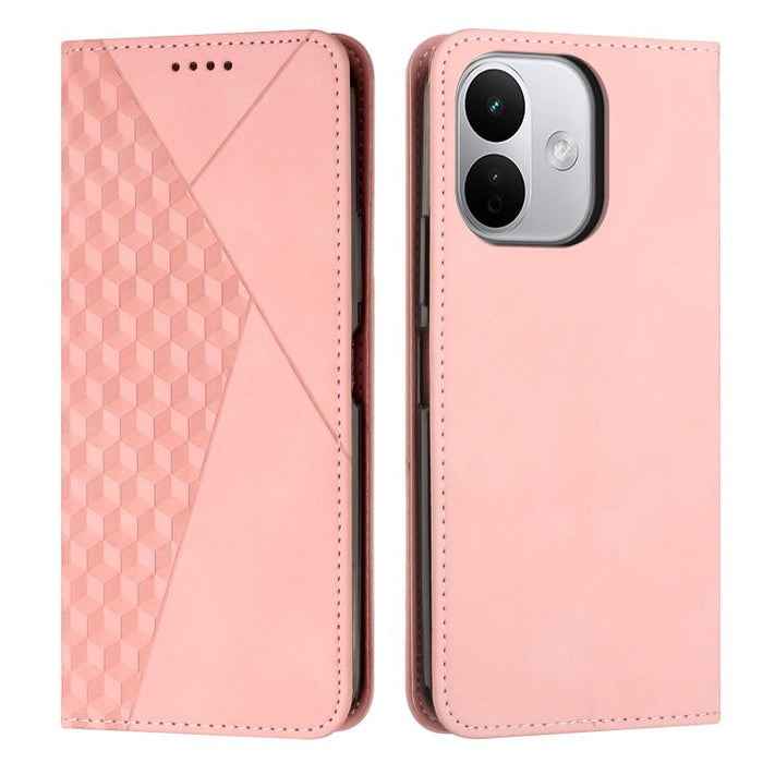 Funda de cuero magnética para teléfono con tacto de piel y empalme de diamantes, For Redmi 15a 5G, For Redmi A7 Pro 4G 171mm, For Redmi Turbo 5 Max / Poco X8 Pro Max 5G, For Redmi Turbo 5 / Poco X8 Pro 5G, For Redmi Note 15 Pro+ 5G Global 163.3mm      ...