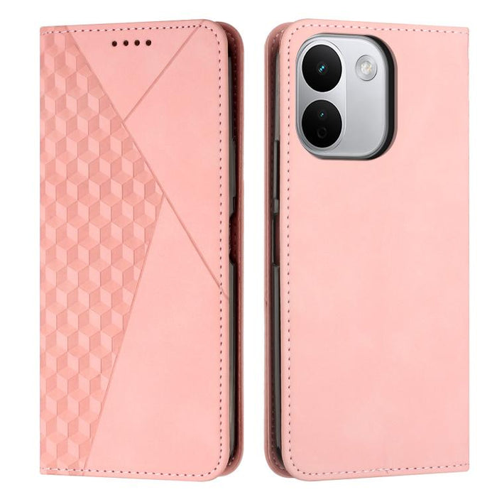 Funda de cuero magnética para teléfono con tacto de piel y empalme de diamantes, For Redmi 15a 5G, For Redmi A7 Pro 4G 171mm, For Redmi Turbo 5 Max / Poco X8 Pro Max 5G, For Redmi Turbo 5 / Poco X8 Pro 5G, For Redmi Note 15 Pro+ 5G Global 163.3mm      ...