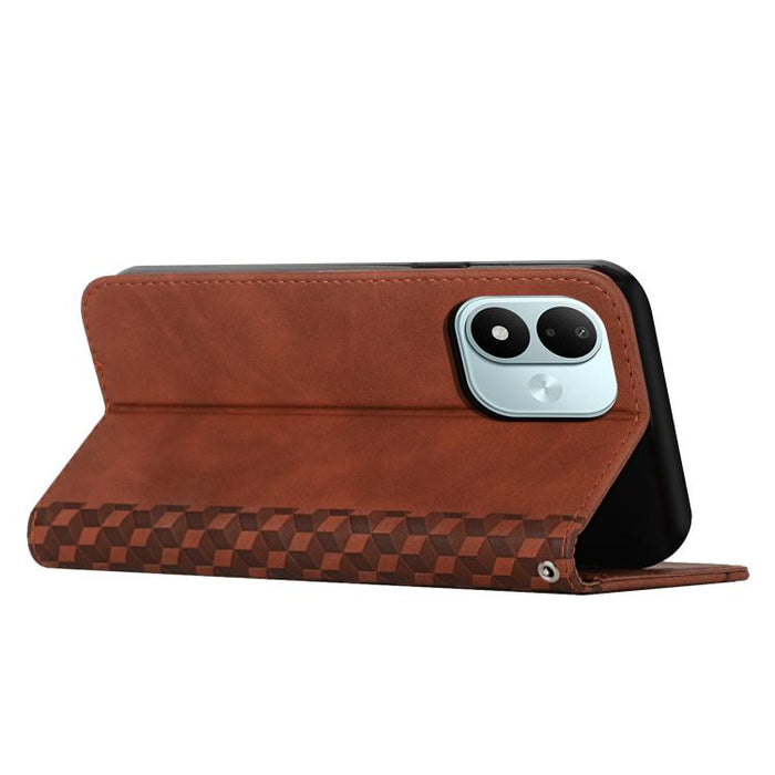 Funda de cuero magnética para teléfono con tacto de piel y empalme de diamantes, For Redmi 15a 5G, For Redmi A7 Pro 4G 171mm, For Redmi Turbo 5 Max / Poco X8 Pro Max 5G, For Redmi Turbo 5 / Poco X8 Pro 5G, For Redmi Note 15 Pro+ 5G Global 163.3mm      ...