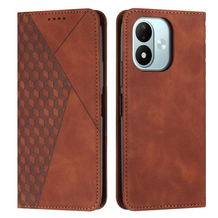 Funda de cuero magnética para teléfono con tacto de piel y empalme de diamantes, For Redmi 15a 5G, For Redmi A7 Pro 4G 171mm, For Redmi Turbo 5 Max / Poco X8 Pro Max 5G, For Redmi Turbo 5 / Poco X8 Pro 5G, For Redmi Note 15 Pro+ 5G Global 163.3mm      ...
