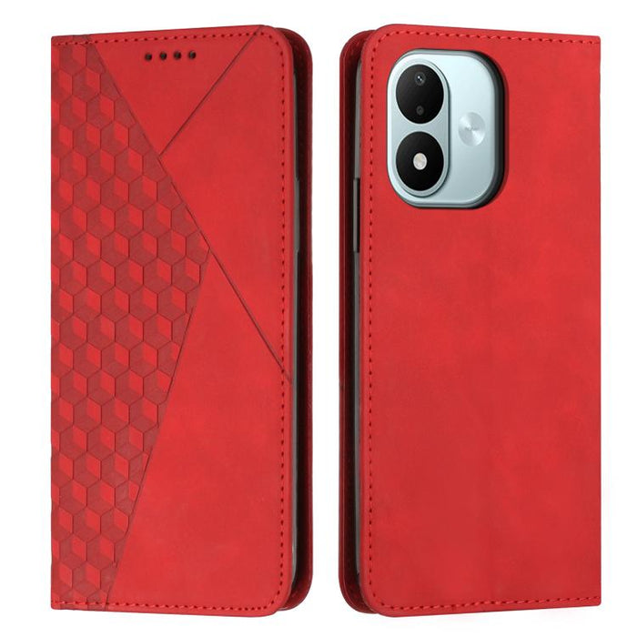 Funda de cuero magnética para teléfono con tacto de piel y empalme de diamantes, For Redmi 15a 5G, For Redmi A7 Pro 4G 171mm, For Redmi Turbo 5 Max / Poco X8 Pro Max 5G, For Redmi Turbo 5 / Poco X8 Pro 5G, For Redmi Note 15 Pro+ 5G Global 163.3mm      ...