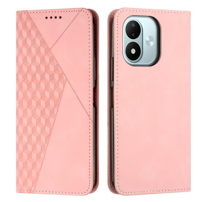 Funda de cuero magnética para teléfono con tacto de piel y empalme de diamantes, For Redmi 15a 5G, For Redmi A7 Pro 4G 171mm, For Redmi Turbo 5 Max / Poco X8 Pro Max 5G, For Redmi Turbo 5 / Poco X8 Pro 5G, For Redmi Note 15 Pro+ 5G Global 163.3mm      ...