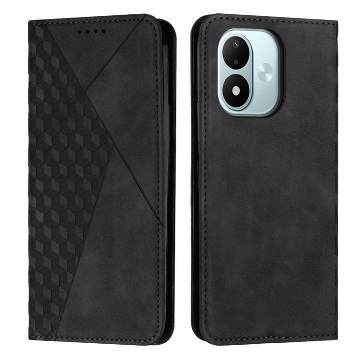 Funda de cuero magnética para teléfono con tacto de piel y empalme de diamantes, For Redmi 15a 5G, For Redmi A7 Pro 4G 171mm, For Redmi Turbo 5 Max / Poco X8 Pro Max 5G, For Redmi Turbo 5 / Poco X8 Pro 5G, For Redmi Note 15 Pro+ 5G Global 163.3mm      ...
