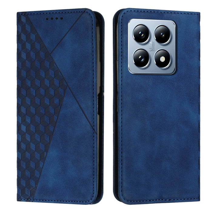 Funda de cuero magnética para teléfono con tacto de piel y empalme de diamantes, For Xiaomi 17T Pro 5G, For Xiaomi 17T 5G, For Xiaomi 17 Ultra, For Xiaomi 17 Pro Max, For Xiaomi 17 Pro, For Xiaomi 17, For Xiaomi Poco M7 4G 169mm, For Xiaomi 15T Pro    ...