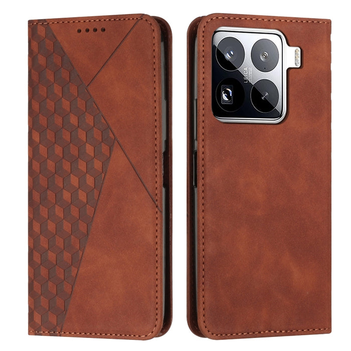 Funda de cuero magnética para teléfono con tacto de piel y empalme de diamantes, For Xiaomi 17T Pro 5G, For Xiaomi 17T 5G, For Xiaomi 17 Ultra, For Xiaomi 17 Pro Max, For Xiaomi 17 Pro, For Xiaomi 17, For Xiaomi Poco M7 4G 169mm, For Xiaomi 15T Pro    ...