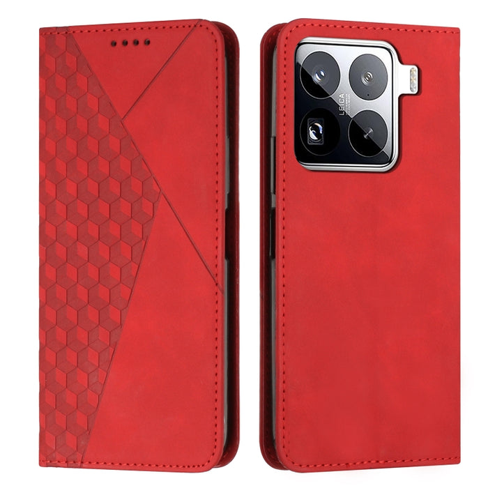 Funda de cuero magnética para teléfono con tacto de piel y empalme de diamantes, For Xiaomi 17T Pro 5G, For Xiaomi 17T 5G, For Xiaomi 17 Ultra, For Xiaomi 17 Pro Max, For Xiaomi 17 Pro, For Xiaomi 17, For Xiaomi Poco M7 4G 169mm, For Xiaomi 15T Pro    ...