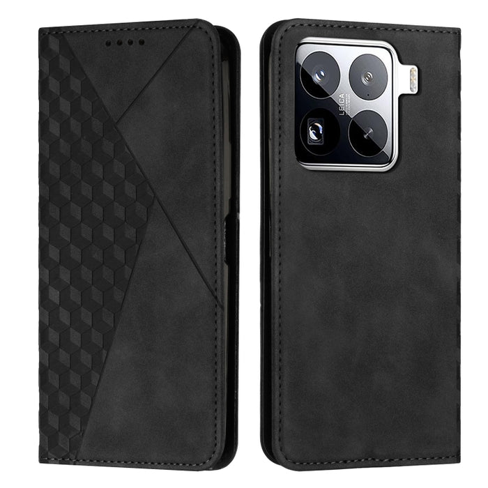 Funda de cuero magnética para teléfono con tacto de piel y empalme de diamantes, For Xiaomi 17T Pro 5G, For Xiaomi 17T 5G, For Xiaomi 17 Ultra, For Xiaomi 17 Pro Max, For Xiaomi 17 Pro, For Xiaomi 17, For Xiaomi Poco M7 4G 169mm, For Xiaomi 15T Pro    ...