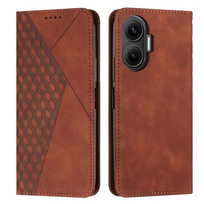 Funda de cuero magnética para teléfono con tacto de piel y empalme de diamantes, For Xiaomi 17T Pro 5G, For Xiaomi 17T 5G, For Xiaomi 17 Ultra, For Xiaomi 17 Pro Max, For Xiaomi 17 Pro, For Xiaomi 17, For Xiaomi Poco M7 4G 169mm, For Xiaomi 15T Pro    ...