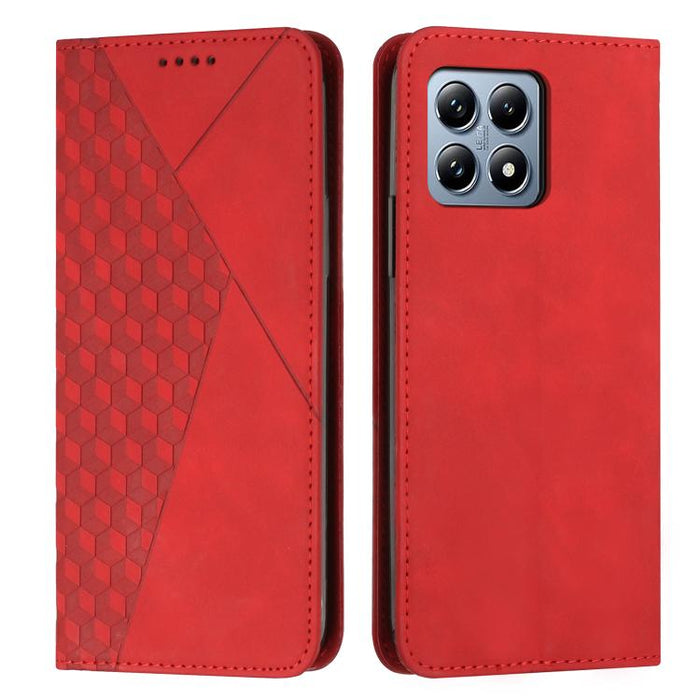Funda de cuero magnética para teléfono con tacto de piel y empalme de diamantes, For Xiaomi 17T Pro 5G, For Xiaomi 17T 5G, For Xiaomi 17 Ultra, For Xiaomi 17 Pro Max, For Xiaomi 17 Pro, For Xiaomi 17, For Xiaomi Poco M7 4G 169mm, For Xiaomi 15T Pro    ...