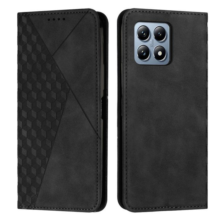 Funda de cuero magnética para teléfono con tacto de piel y empalme de diamantes, For Xiaomi 17T Pro 5G, For Xiaomi 17T 5G, For Xiaomi 17 Ultra, For Xiaomi 17 Pro Max, For Xiaomi 17 Pro, For Xiaomi 17, For Xiaomi Poco M7 4G 169mm, For Xiaomi 15T Pro    ...