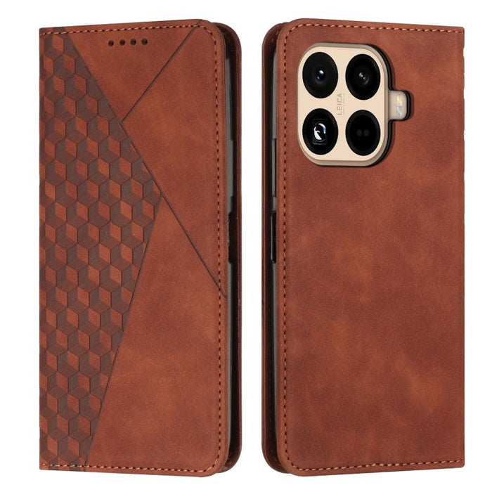 Funda de cuero magnética para teléfono con tacto de piel y empalme de diamantes, For Xiaomi 17T Pro 5G, For Xiaomi 17T 5G, For Xiaomi 17 Ultra, For Xiaomi 17 Pro Max, For Xiaomi 17 Pro, For Xiaomi 17, For Xiaomi Poco M7 4G 169mm, For Xiaomi 15T Pro    ...