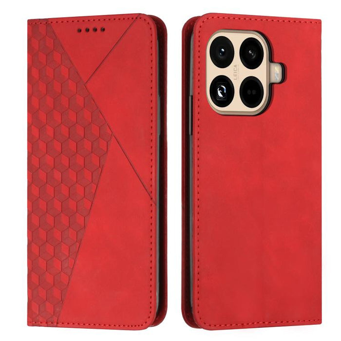 Funda de cuero magnética para teléfono con tacto de piel y empalme de diamantes, For Xiaomi 17T Pro 5G, For Xiaomi 17T 5G, For Xiaomi 17 Ultra, For Xiaomi 17 Pro Max, For Xiaomi 17 Pro, For Xiaomi 17, For Xiaomi Poco M7 4G 169mm, For Xiaomi 15T Pro    ...