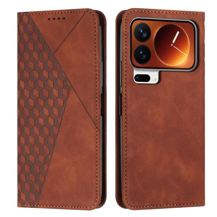 Funda de cuero magnética para teléfono con tacto de piel y empalme de diamantes, For Xiaomi 17T Pro 5G, For Xiaomi 17T 5G, For Xiaomi 17 Ultra, For Xiaomi 17 Pro Max, For Xiaomi 17 Pro, For Xiaomi 17, For Xiaomi Poco M7 4G 169mm, For Xiaomi 15T Pro    ...