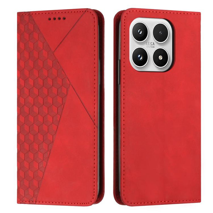 Funda de cuero magnética para teléfono con tacto de piel y empalme de diamantes, For Xiaomi 17T Pro 5G, For Xiaomi 17T 5G, For Xiaomi 17 Ultra, For Xiaomi 17 Pro Max, For Xiaomi 17 Pro, For Xiaomi 17, For Xiaomi Poco M7 4G 169mm, For Xiaomi 15T Pro    ...
