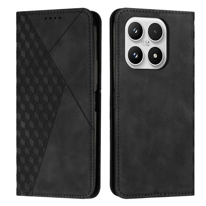 Funda de cuero magnética para teléfono con tacto de piel y empalme de diamantes, For Xiaomi 17T Pro 5G, For Xiaomi 17T 5G, For Xiaomi 17 Ultra, For Xiaomi 17 Pro Max, For Xiaomi 17 Pro, For Xiaomi 17, For Xiaomi Poco M7 4G 169mm, For Xiaomi 15T Pro    ...