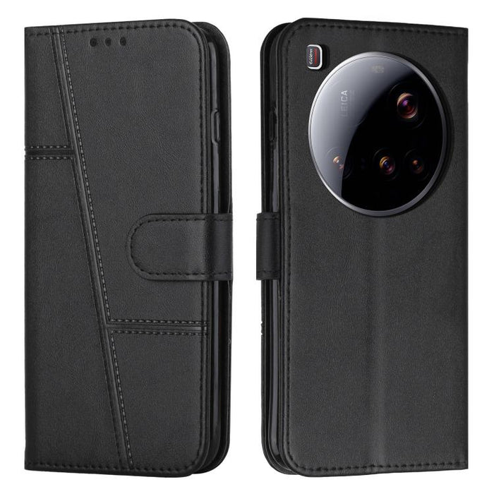 Funda para teléfono de piel con textura de becerro y hebilla cosida, For Xiaomi 17 Ultra, For Xiaomi 17 Pro Max, For Xiaomi 17 Pro, For Xiaomi 17, For Xiaomi Poco M7 4G 169mm, For Xiaomi 15T Pro, For Xiaomi 15T, For Xiaomi Poco F7                      ...