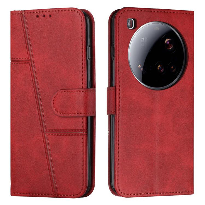 Funda para teléfono de piel con textura de becerro y hebilla cosida, For Xiaomi 17 Ultra, For Xiaomi 17 Pro Max, For Xiaomi 17 Pro, For Xiaomi 17, For Xiaomi Poco M7 4G 169mm, For Xiaomi 15T Pro, For Xiaomi 15T, For Xiaomi Poco F7                      ...