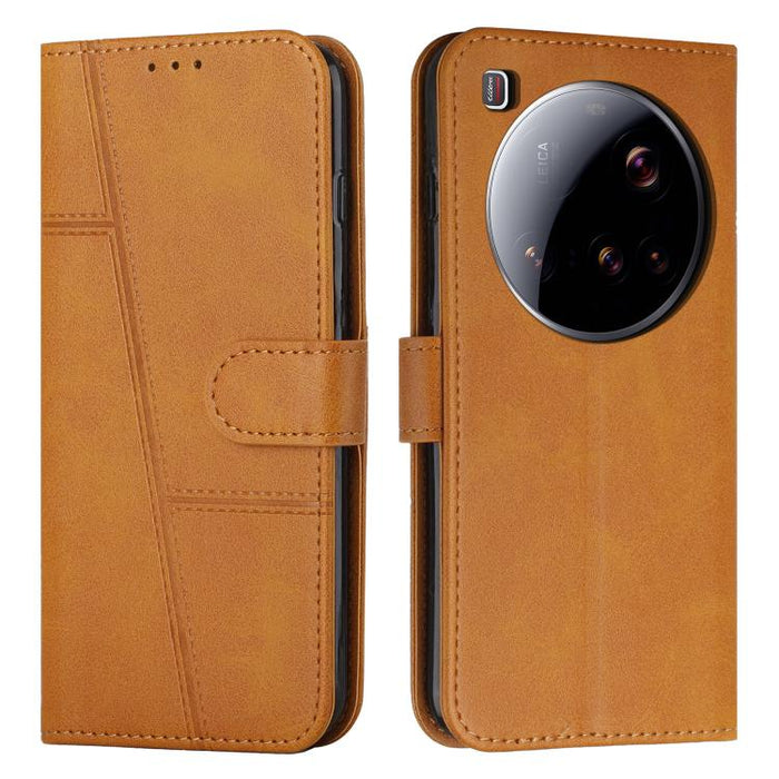 Funda para teléfono de piel con textura de becerro y hebilla cosida, For Xiaomi 17 Ultra, For Xiaomi 17 Pro Max, For Xiaomi 17 Pro, For Xiaomi 17, For Xiaomi Poco M7 4G 169mm, For Xiaomi 15T Pro, For Xiaomi 15T, For Xiaomi Poco F7                      ...
