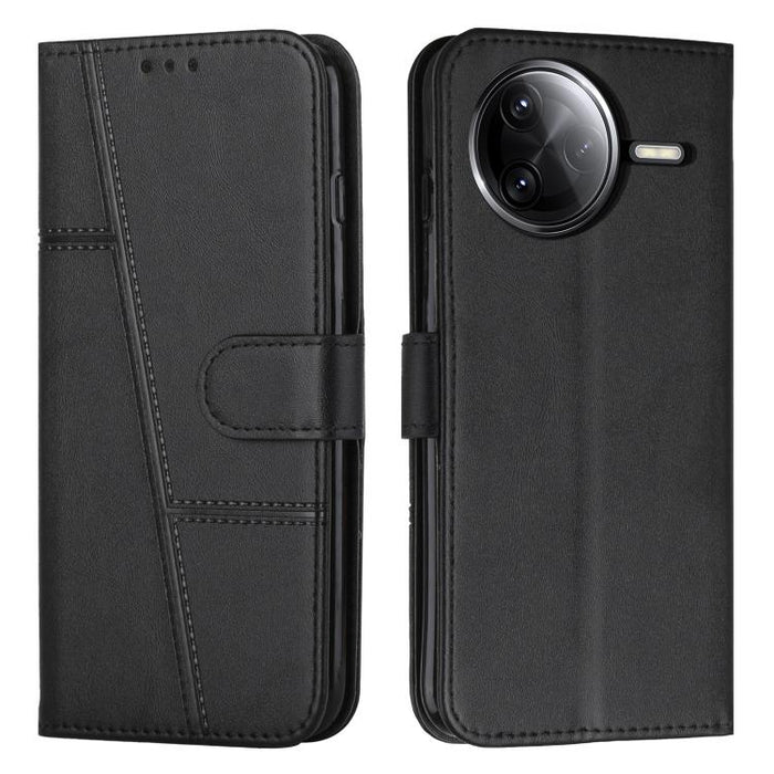 Funda para teléfono de piel con textura de becerro y hebilla cosida, For Xiaomi 17 Ultra, For Xiaomi 17 Pro Max, For Xiaomi 17 Pro, For Xiaomi 17, For Xiaomi Poco M7 4G 169mm, For Xiaomi 15T Pro, For Xiaomi 15T, For Xiaomi Poco F7                      ...