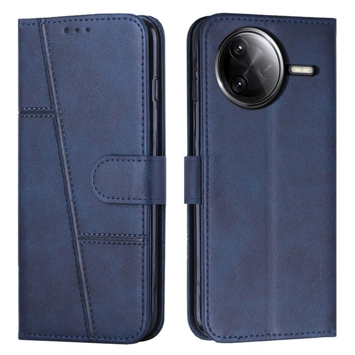 Funda para teléfono de piel con textura de becerro y hebilla cosida, For Xiaomi 17 Ultra, For Xiaomi 17 Pro Max, For Xiaomi 17 Pro, For Xiaomi 17, For Xiaomi Poco M7 4G 169mm, For Xiaomi 15T Pro, For Xiaomi 15T, For Xiaomi Poco F7                      ...