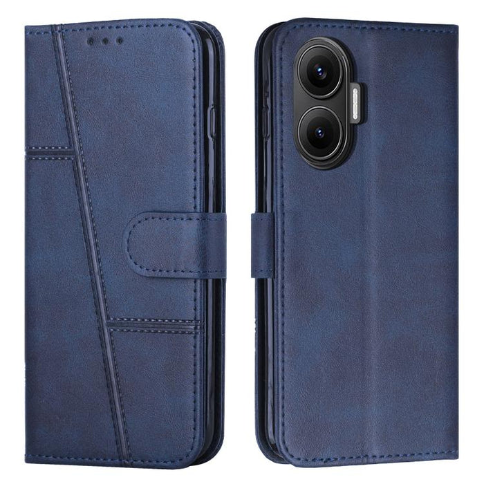 Funda para teléfono de piel con textura de becerro y hebilla cosida, For Xiaomi 17 Ultra, For Xiaomi 17 Pro Max, For Xiaomi 17 Pro, For Xiaomi 17, For Xiaomi Poco M7 4G 169mm, For Xiaomi 15T Pro, For Xiaomi 15T, For Xiaomi Poco F7                      ...