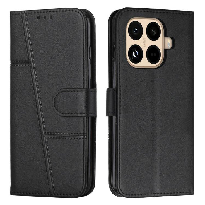 Funda para teléfono de piel con textura de becerro y hebilla cosida, For Xiaomi 17 Ultra, For Xiaomi 17 Pro Max, For Xiaomi 17 Pro, For Xiaomi 17, For Xiaomi Poco M7 4G 169mm, For Xiaomi 15T Pro, For Xiaomi 15T, For Xiaomi Poco F7                      ...
