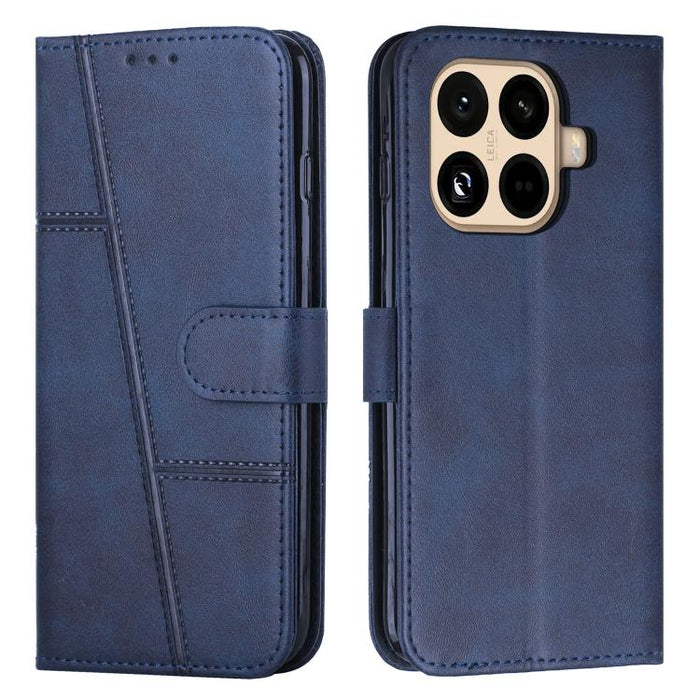 Funda para teléfono de piel con textura de becerro y hebilla cosida, For Xiaomi 17 Ultra, For Xiaomi 17 Pro Max, For Xiaomi 17 Pro, For Xiaomi 17, For Xiaomi Poco M7 4G 169mm, For Xiaomi 15T Pro, For Xiaomi 15T, For Xiaomi Poco F7                      ...