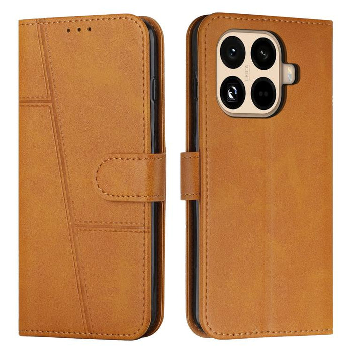 Funda para teléfono de piel con textura de becerro y hebilla cosida, For Xiaomi 17 Ultra, For Xiaomi 17 Pro Max, For Xiaomi 17 Pro, For Xiaomi 17, For Xiaomi Poco M7 4G 169mm, For Xiaomi 15T Pro, For Xiaomi 15T, For Xiaomi Poco F7                      ...