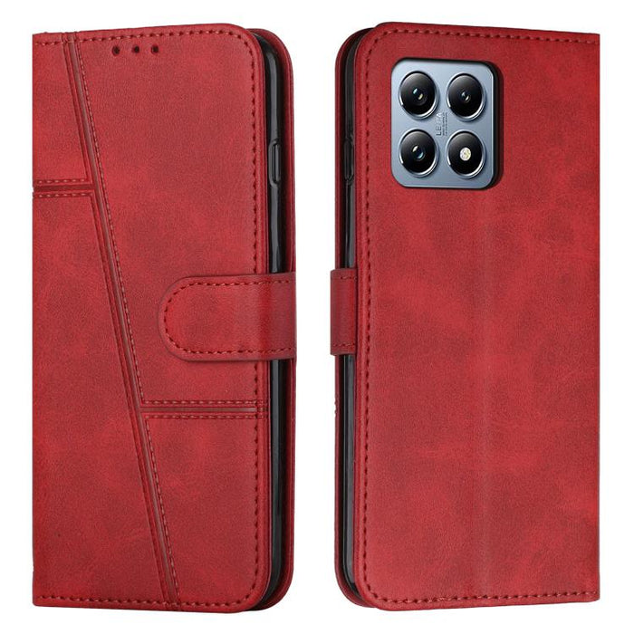 Funda para teléfono de piel con textura de becerro y hebilla cosida, For Xiaomi 17 Ultra, For Xiaomi 17 Pro Max, For Xiaomi 17 Pro, For Xiaomi 17, For Xiaomi Poco M7 4G 169mm, For Xiaomi 15T Pro, For Xiaomi 15T, For Xiaomi Poco F7                      ...