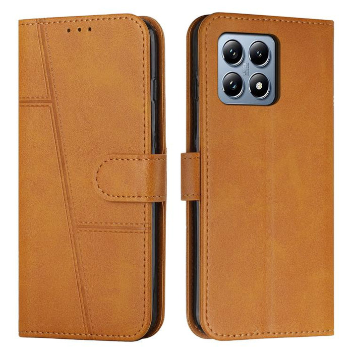 Funda para teléfono de piel con textura de becerro y hebilla cosida, For Xiaomi 17 Ultra, For Xiaomi 17 Pro Max, For Xiaomi 17 Pro, For Xiaomi 17, For Xiaomi Poco M7 4G 169mm, For Xiaomi 15T Pro, For Xiaomi 15T, For Xiaomi Poco F7                      ...
