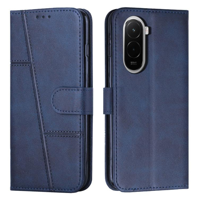 Funda para teléfono de piel con textura de becerro y hebilla cosida, For Xiaomi 17 Ultra, For Xiaomi 17 Pro Max, For Xiaomi 17 Pro, For Xiaomi 17, For Xiaomi Poco M7 4G 169mm, For Xiaomi 15T Pro, For Xiaomi 15T, For Xiaomi Poco F7                      ...