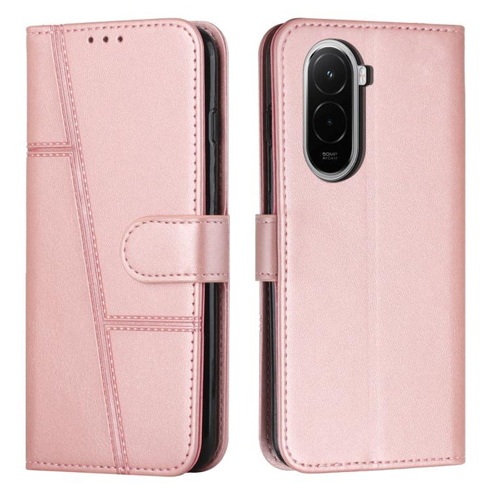 Funda para teléfono de piel con textura de becerro y hebilla cosida, For Xiaomi 17 Ultra, For Xiaomi 17 Pro Max, For Xiaomi 17 Pro, For Xiaomi 17, For Xiaomi Poco M7 4G 169mm, For Xiaomi 15T Pro, For Xiaomi 15T, For Xiaomi Poco F7                      ...