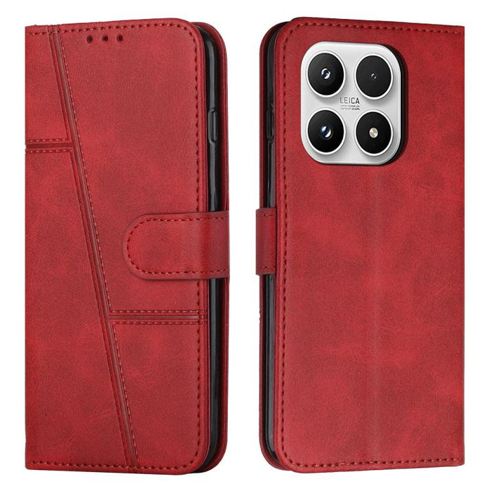 Funda para teléfono de piel con textura de becerro y hebilla cosida, For Xiaomi 17 Ultra, For Xiaomi 17 Pro Max, For Xiaomi 17 Pro, For Xiaomi 17, For Xiaomi Poco M7 4G 169mm, For Xiaomi 15T Pro, For Xiaomi 15T, For Xiaomi Poco F7                      ...