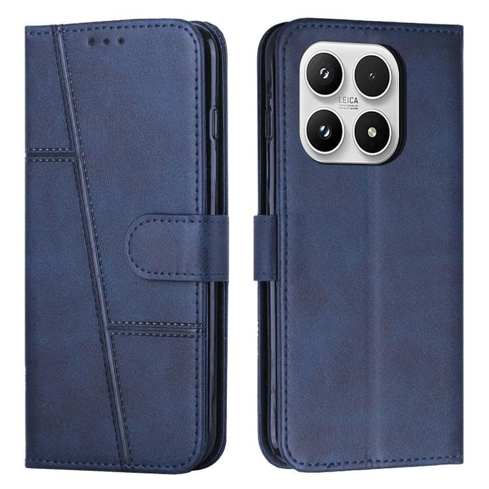 Funda para teléfono de piel con textura de becerro y hebilla cosida, For Xiaomi 17 Ultra, For Xiaomi 17 Pro Max, For Xiaomi 17 Pro, For Xiaomi 17, For Xiaomi Poco M7 4G 169mm, For Xiaomi 15T Pro, For Xiaomi 15T, For Xiaomi Poco F7                      ...
